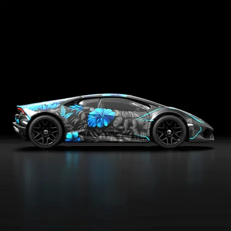Hot Wheels x Supercar Blondie Lamborghini Huracán, side profile
