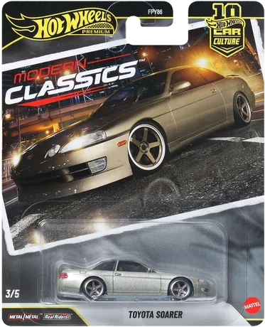 Hot Wheels Car Culture Toyota Soarer on its Modern Classics card