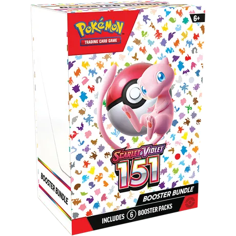Pokémon TCG Scarlet & Violet 151 Booster Bundle with six booster packs